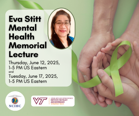 Eva Stitt Mental Health Memorial Lecture graphic