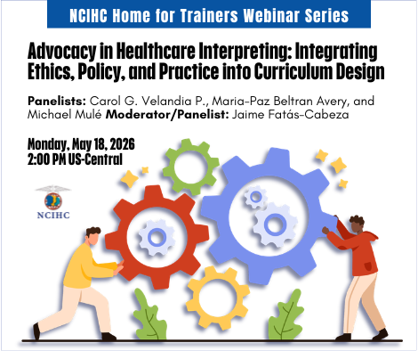 Webinar called Advocacy in healthcare interpreting